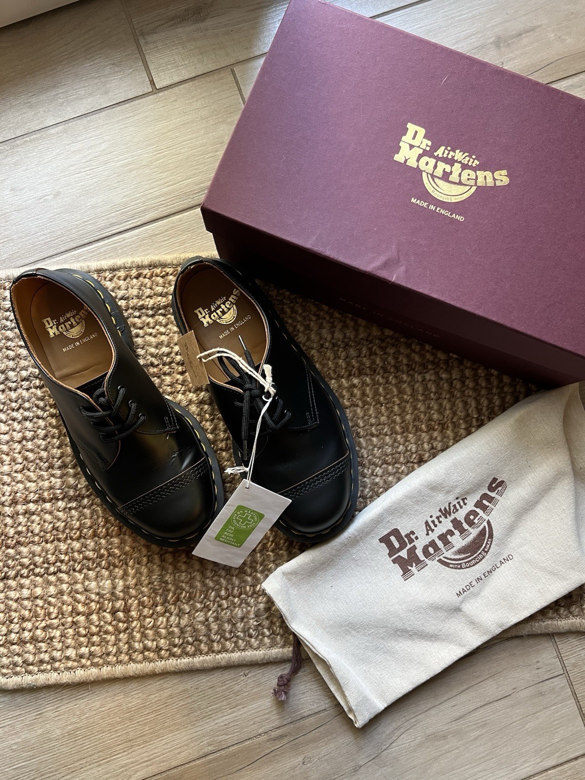 Dr. Martens 1461 Bex Toe Cap Made in England Quilon 39 – 26787001