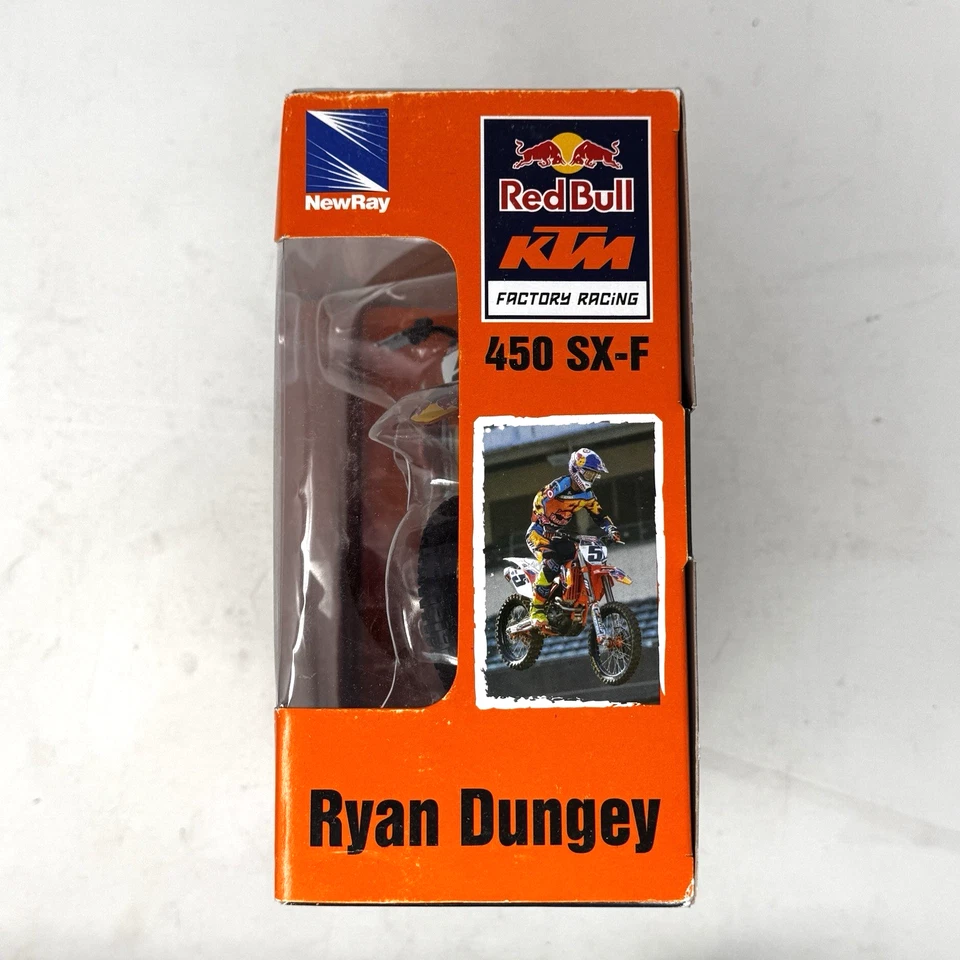 Ryan Dungey #5 1:10 Scale KTM 450 SX-F Motocross Toy 2014 Dirt Bike New-Ray Rare - Image 4 of 4