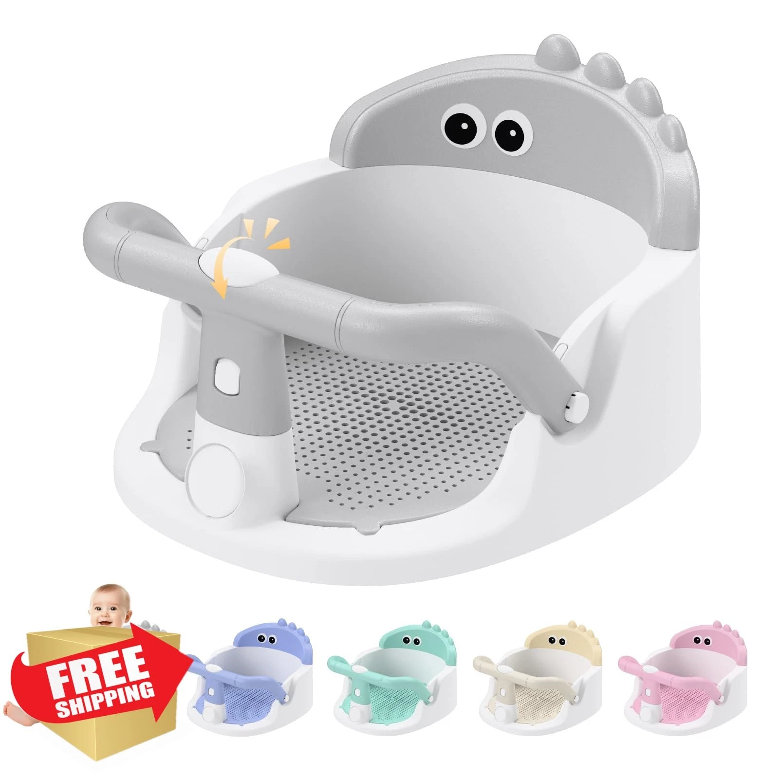 Baby Bath Seat for Babies 6 Months and Up Sitting Up | 360° Stable Toddler Ba...
Opens in a new wind