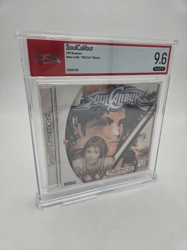 9.6 A+ Soul Calibur Sega Dreamcast Factory Sealed New! GRADED PSA