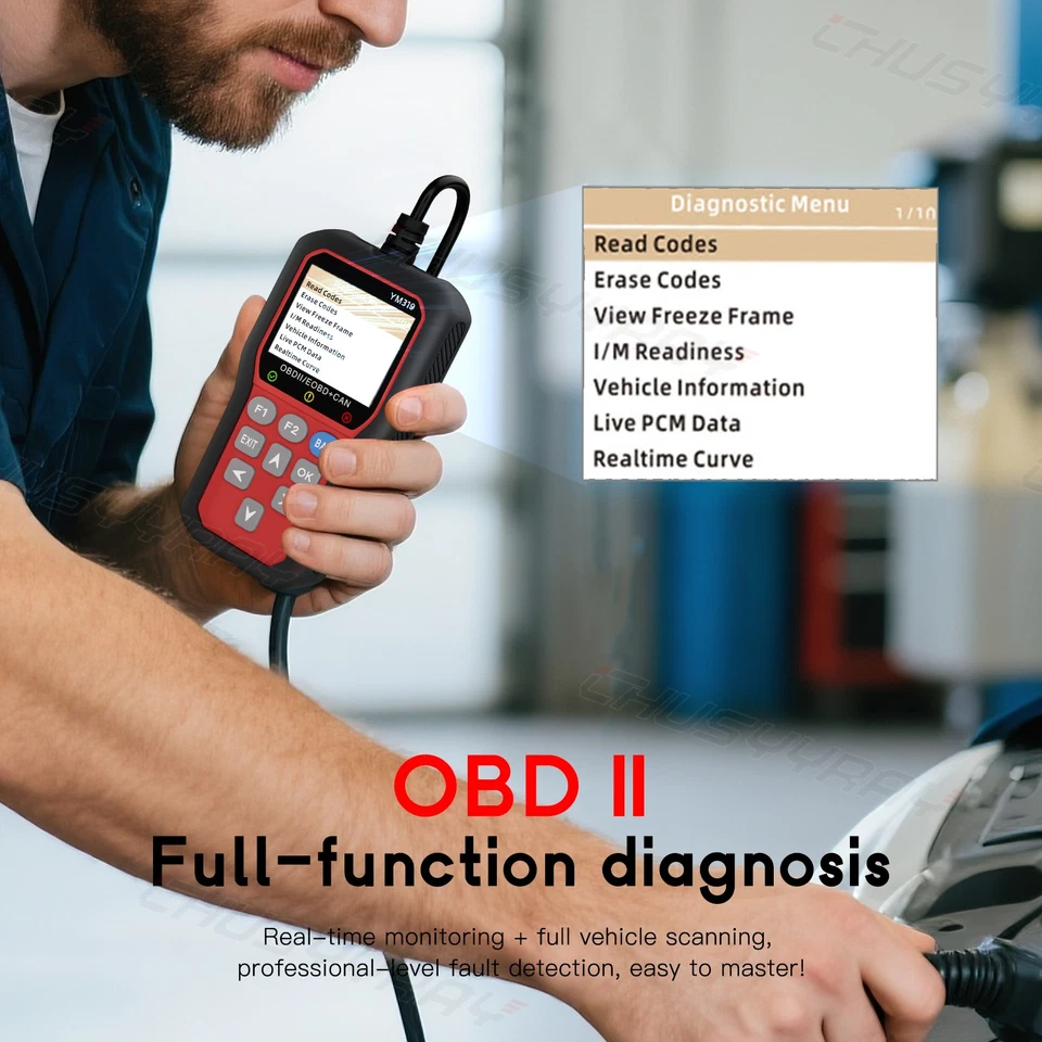 Leitor de código de carro scanner OBD automotivo OBD2 ferramenta de diagnóstico de luz de motor de verificação - Imagem 3 de 4