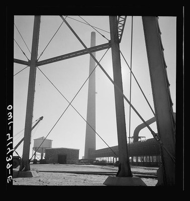 El Paso Texas Phelps Dodge Copper Refinery Smoke Recovery Plant 1942 Dec