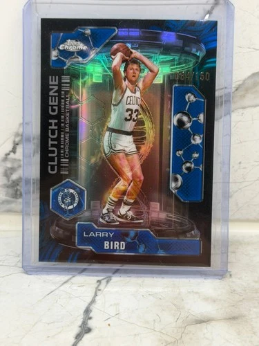 2025 Topps Chrome Larry Bird Refractors Blue (RAW)