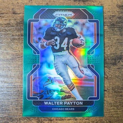 2021 Panini Prizm Walter Payton #165 Green Prizm Chicago Bears HOF Sweetness RB