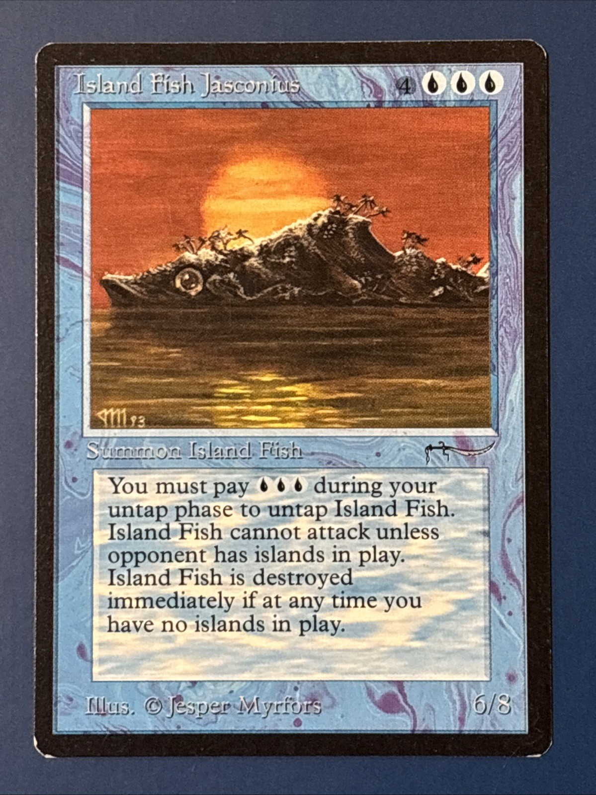 MtG Arabian Nights Edition: Island Fish Jasconius
