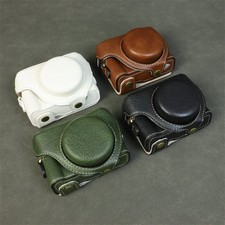 For Sony Zv1 Camera Bag Protection Dock Case Base Leather Cover Shell green