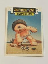 Sgorbions Holidays Transfer Sy Clops / One-Eyed Jack GPK Garbage Pail Kids Italy
