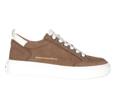 Alexander Smith Sneakers Men Bond Man BDM3258 OWT White Brown