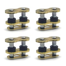 Downhill 4 PCS 520 Chain Master Link, Metal Connecting Links with Gold