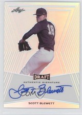 2014 Leaf Metal Draft Silver Prismatic Scott Blewett #BA-SB1 Auto 0f8