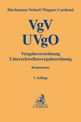 VgV - UVgO|Buch mit Leinen-Einband|Deutsch