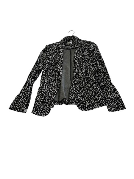 Target Womens Size 6 Black White Jacket Blazer Coat Good Condition