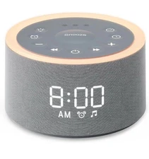 Dreamegg D1+ Sound Machine & Alarm Clock -Gray Sound Machine for Sleep HFD-W27