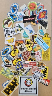 Vintage Mining Stickers