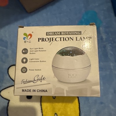 Traum drehbare Projektion USB Lampe weiß in Farbwechsel Schlafzimmer
