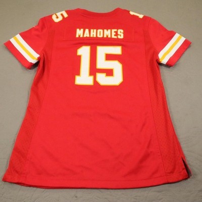 Kansas City Chiefs Football Jersey Women Small Red NFL Mahomes 15 On Field Nike