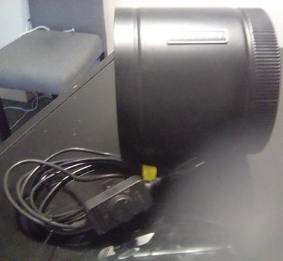 AC Infinity RAXIAL S8 Inline Booster Fan 8'' 428 CFM Speed Controller Black