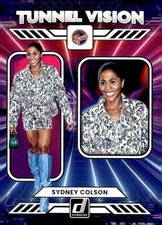 2025 Donruss WNBA - Tunnel Vision #11 - Sydney Colson - Indiana Fever NM