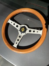 Momo Indy Steering Wheel Wood Rare Item Vintage Car 1978 Ae86 Volvo Porsche Fiat