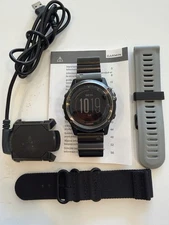 Garmin Fenix 3 HR Sapphire Watch - with Charger and Bands - TESTED and WORKING