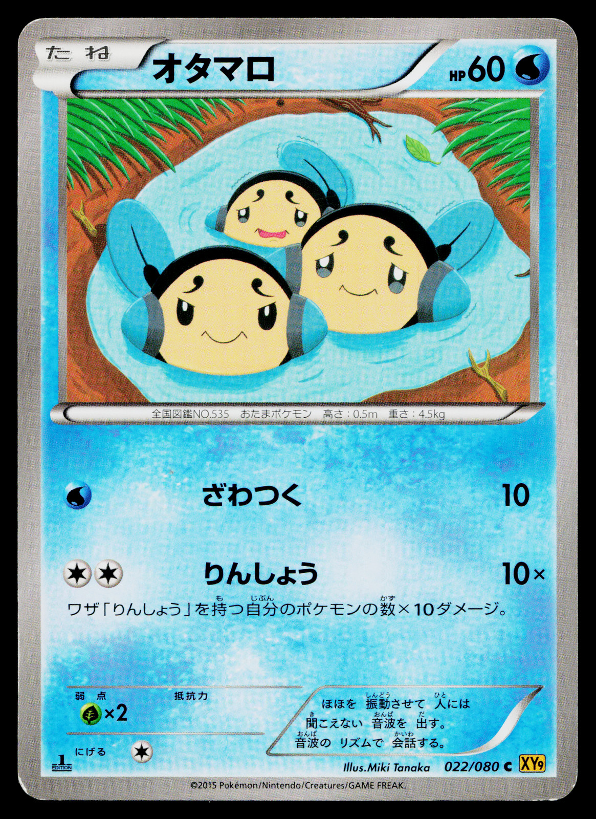 Tympole 022/080 Common Rage of the Broken Heavens Pokemon Japanese MP