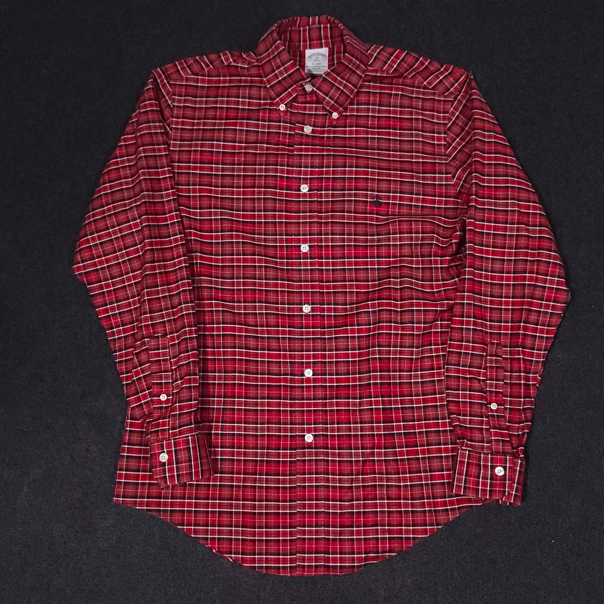 BROOKS BROTHERS｜USA製OX・BDシャツ （Red・15-32） Brooks Brothers OCBD Oxford Button Down Shirt Mens Medium Red