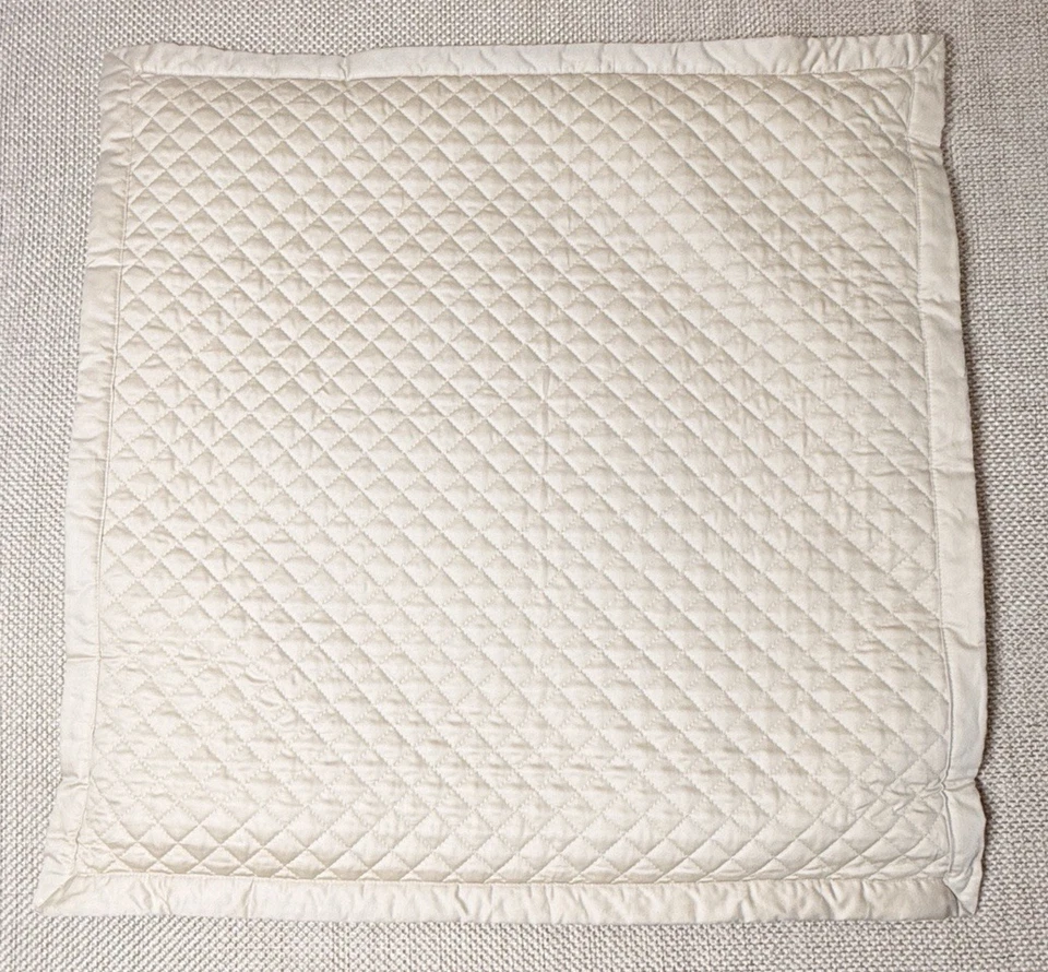 Ralph Lauren Acolchado Cromwell Sham SET Euro Ecuestre Matelasse Funda de Almohada Foto 4 de 4