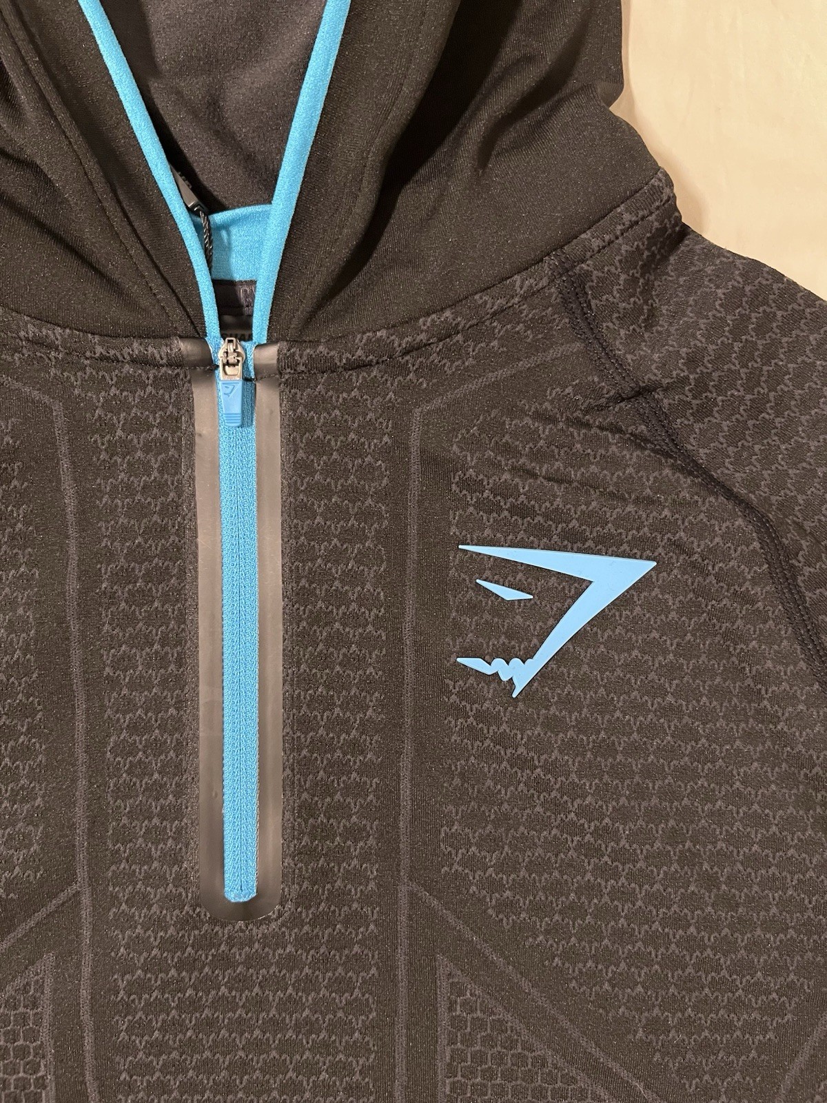 Gymshark OG Onyx V1 Size Medium David Laid Hoodie Compression image 3