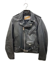 PERFECTO by Schott double rider jacket Size: 34 Black Men 618