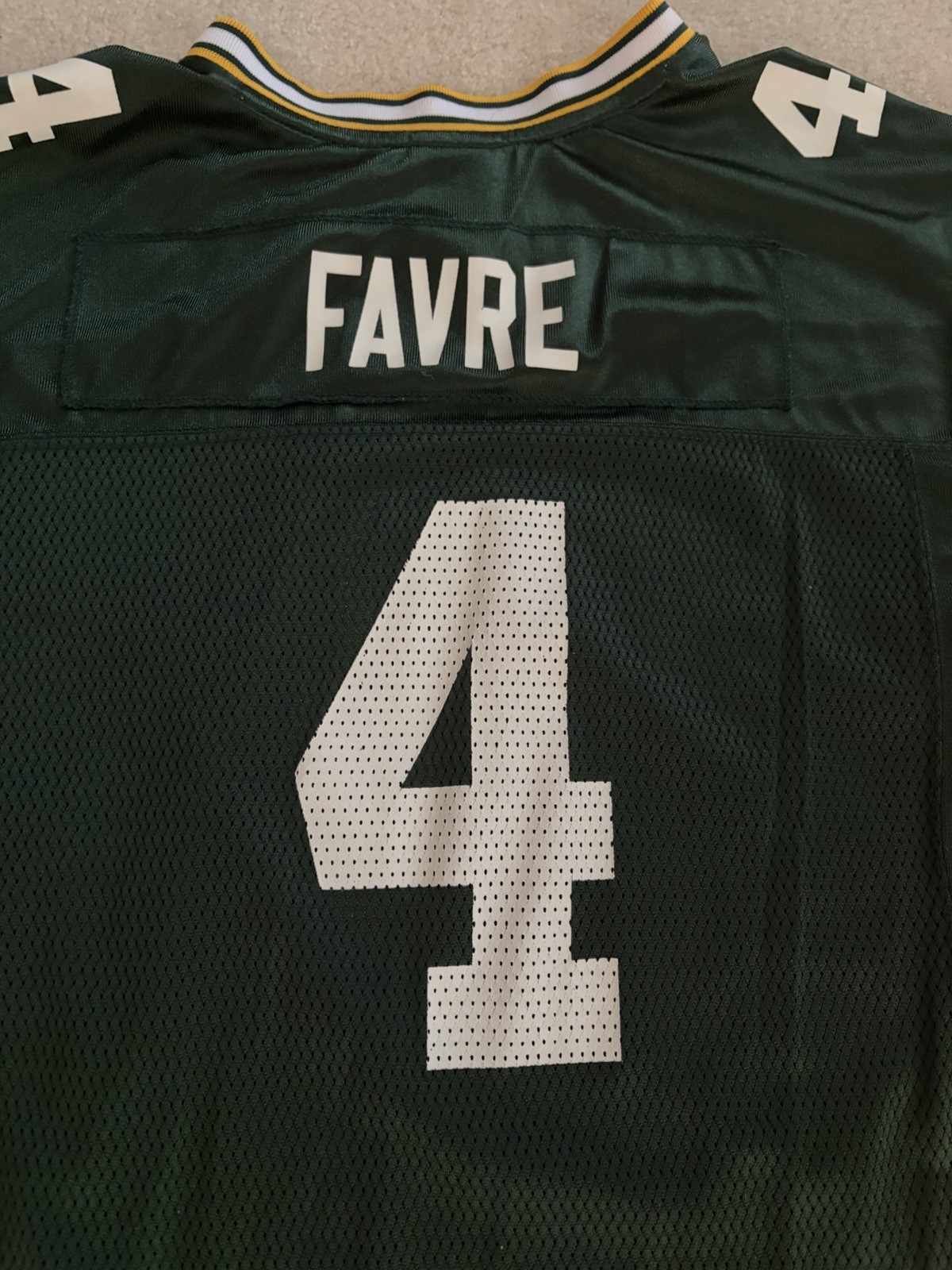 Brett Favre Green Bay Packers NFL Team Apparel Reebok Jersey Youth Size XL 18-20 thumbnail 5