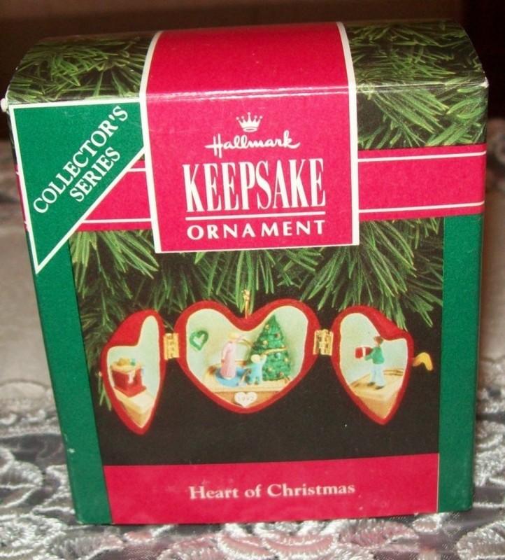 HALLMARK HEART OF CHRISTMAS #3 SERIES 1992 KEEPSAKE ORNAMENTS
