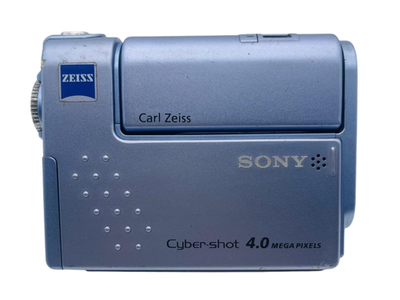 Sony Cyber-shot DSC-F77A Blue 4.0MP Compact Digital Camera Used