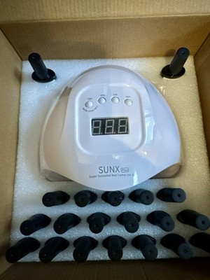 SUNX Plus Super Sunuvled Nail Lamp / 60 Gel Colors And Nail Kit