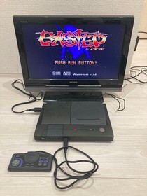 NEC PC Engine Duo console adapter and controller with box Used Working