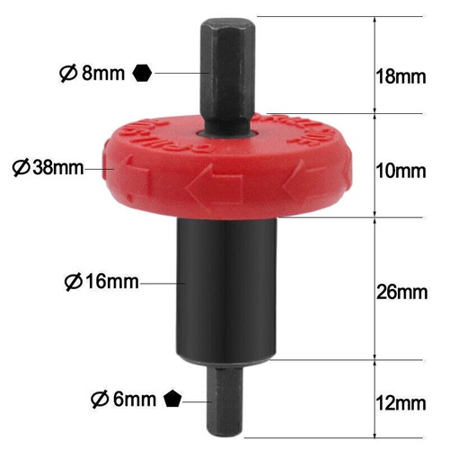 Elektromotor Start Bohrer Adapter Rasenmäher Easy Starter Plug Button Part - Bild 8 von 12