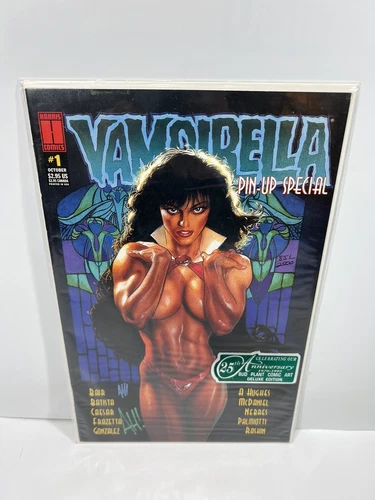 VAMPIRELLA PIN-UP SPECIAL #1 Signed by ADAM HUGHES  Limited Edition w COA