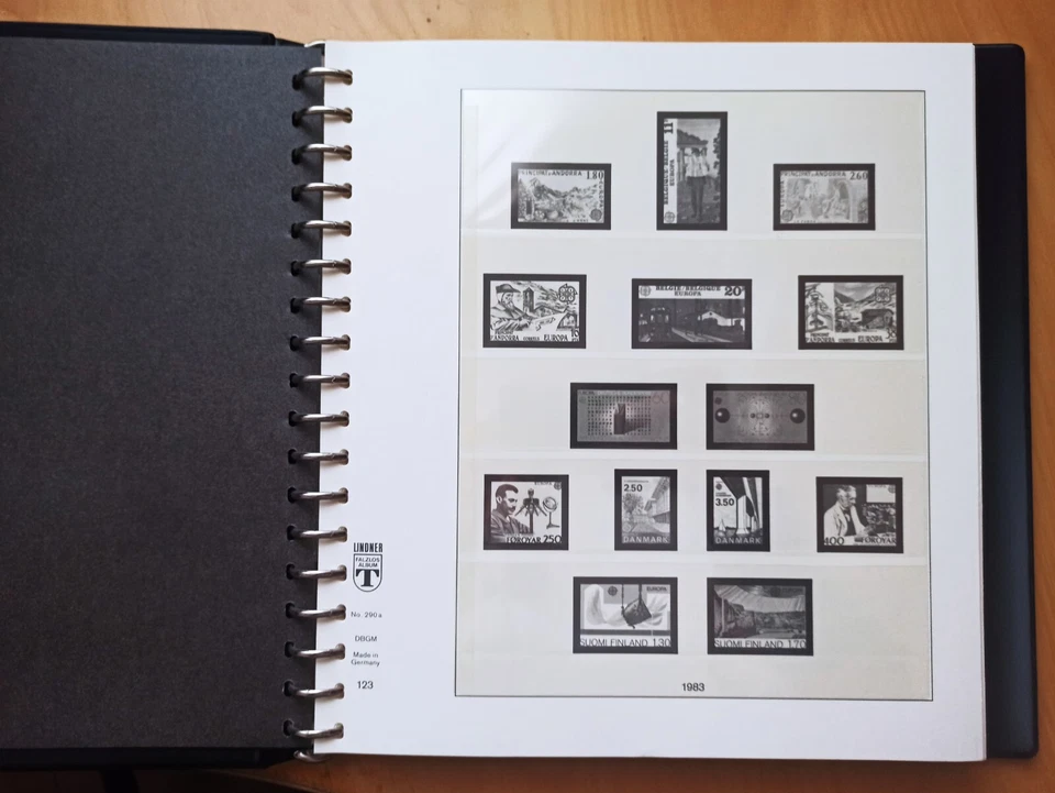 Álbum Lindner Europa CEPT 1983-87 - Imagen 3 de 4