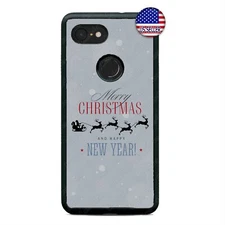 For Google Pixel 3 3XL 2XL Christmas Happy New Year Gift Cell Phone Case Cover