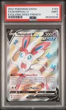 Nymphali V 183/203 PSA 9 Évolution Céleste Française carte pokémon NEUF !