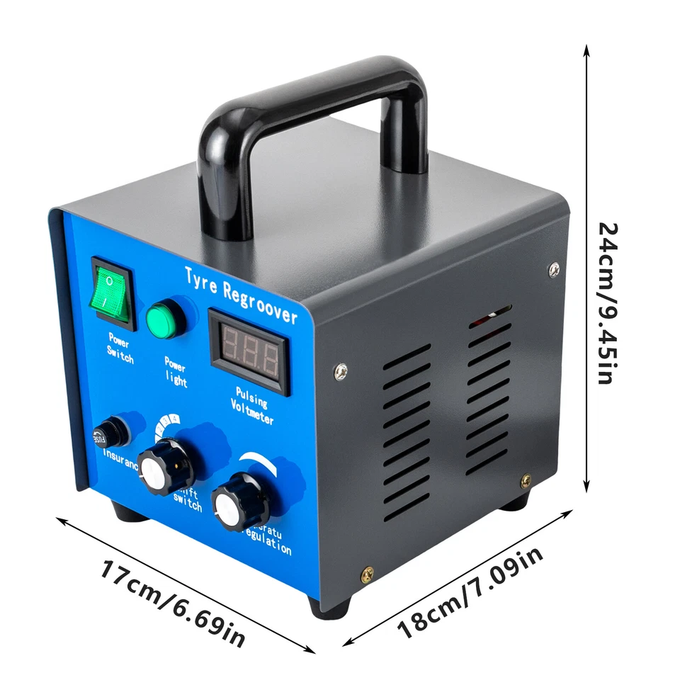 Máquina ranuradora de neumáticos de camión 450 W máquina ranuradora de goma con cuchillas ¡OFERTA! Foto 2 de 4