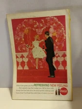 FULL PAGE COCA-COLA (COKE) AD ON BACK! National Geographic  Feb 1962  Spoonbills