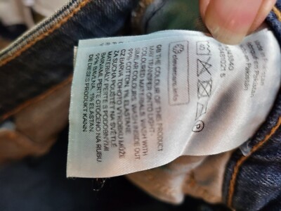 H&M Coachella Women Jean Sz 27 Label of Graded Goods NWT Metallic