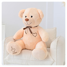 XXL Teddybär Plüsch Kuschel Stoff Plüsch Riesen Teddy Bär Groß 160cm ROSA