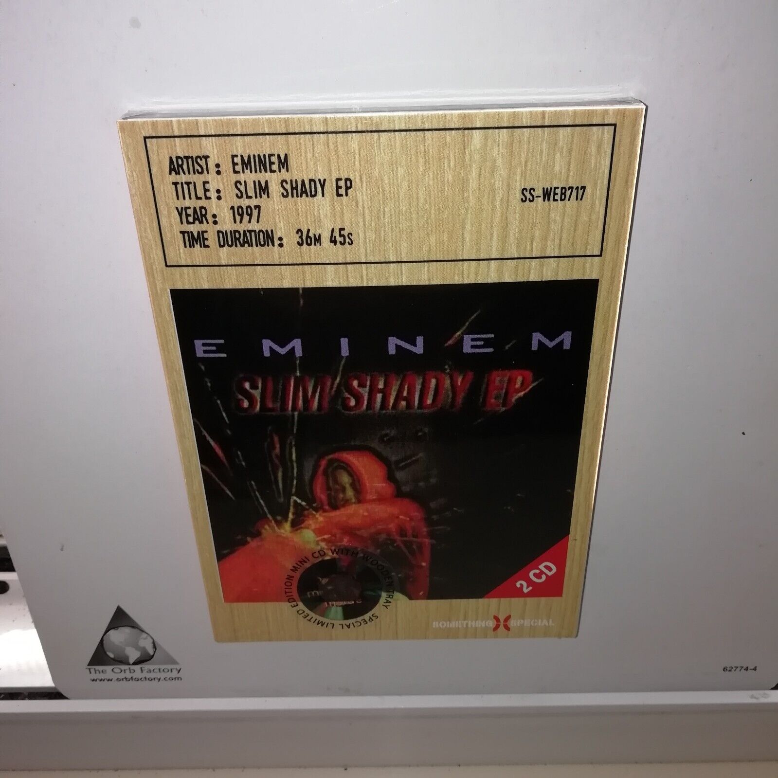 Eminem - Slim Shady EP (2xMiniCDs, wooden box) Gift edition - SEALED!