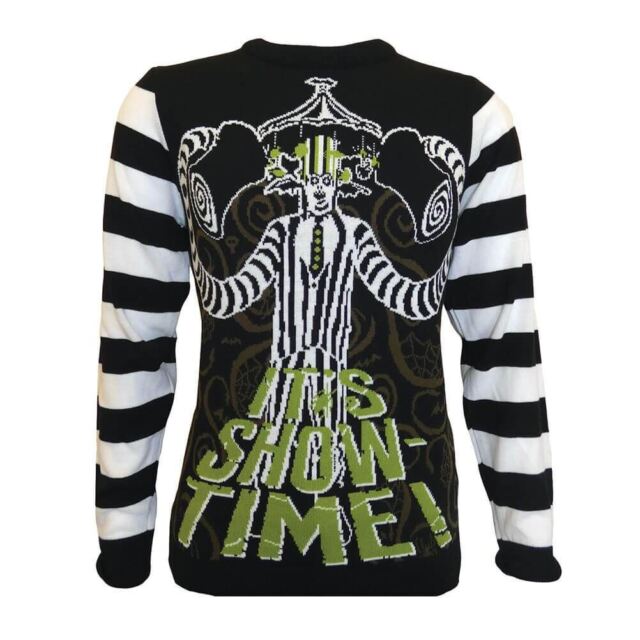 Beetlejuice Showtime Knitted Christmas Jumper