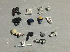 A22667 WARHAMMER 40K SPACE MARINES METAL BITS LOT ARMS SOME CLIPPED GW