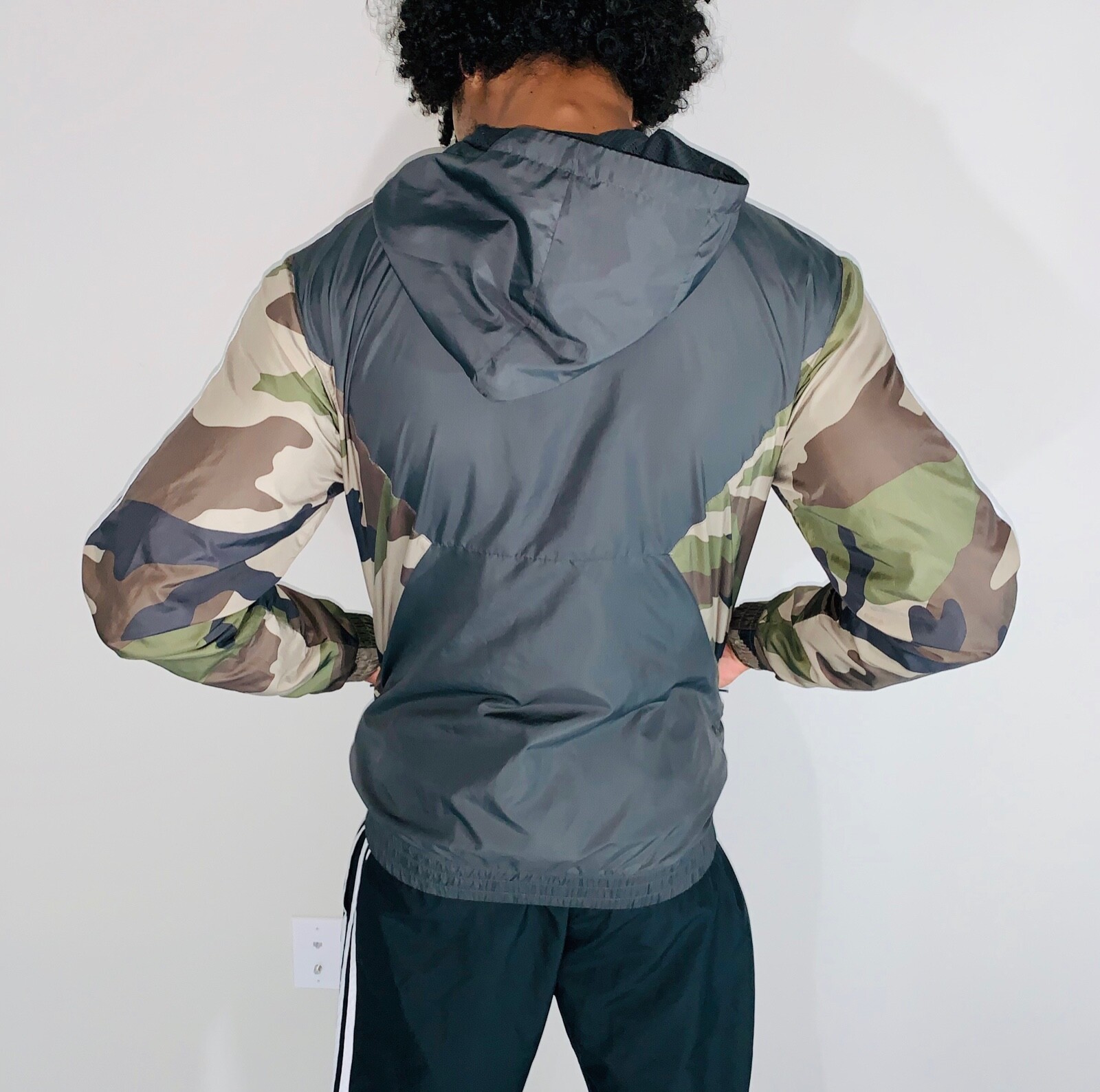Adidas Originals Vintage Super Rare Camo Windbreaker Jacket image 2