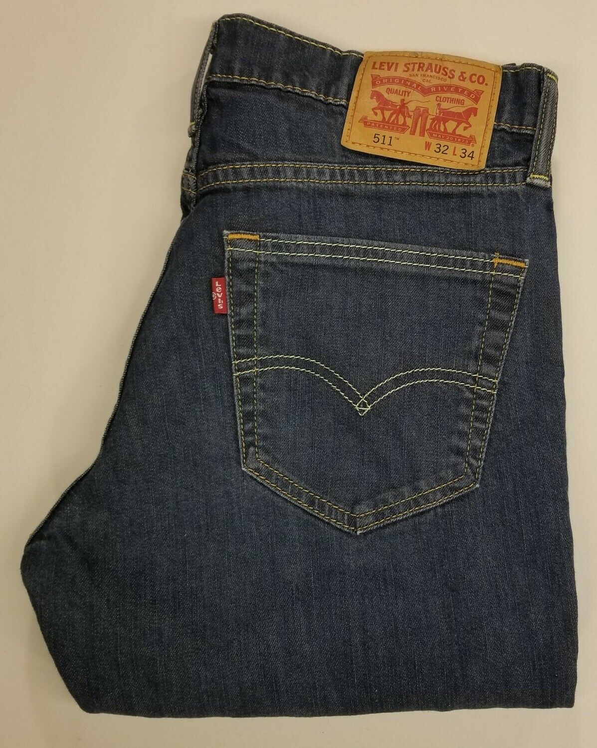 Levi's Size 32x34 Waterless Men's 511 Slim Fit Jeans Stretch upc#  052176226548 39304302138 | eBay