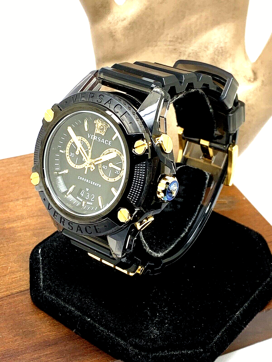 Versace Men's Watch VEZ700421 Icon Active Swiss Quartz Chronograph