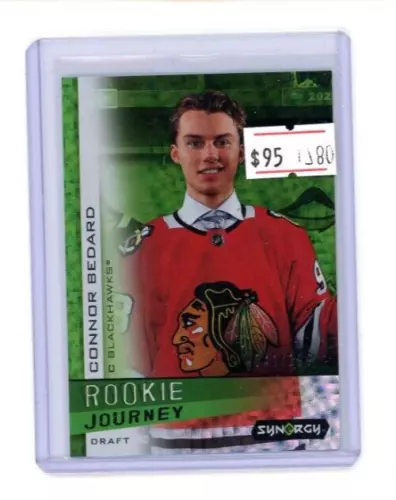 2023-24 UD Synergy - Rookie Journey Draft Green #RJ-12 Connor Bedard 041/399 - 第 1/1 張圖片
